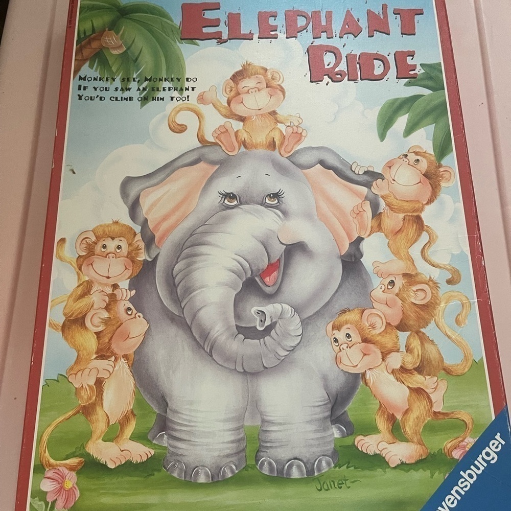 Elephant Ride Ravensburger Charves vintage Board Game 1999 - Game Complete